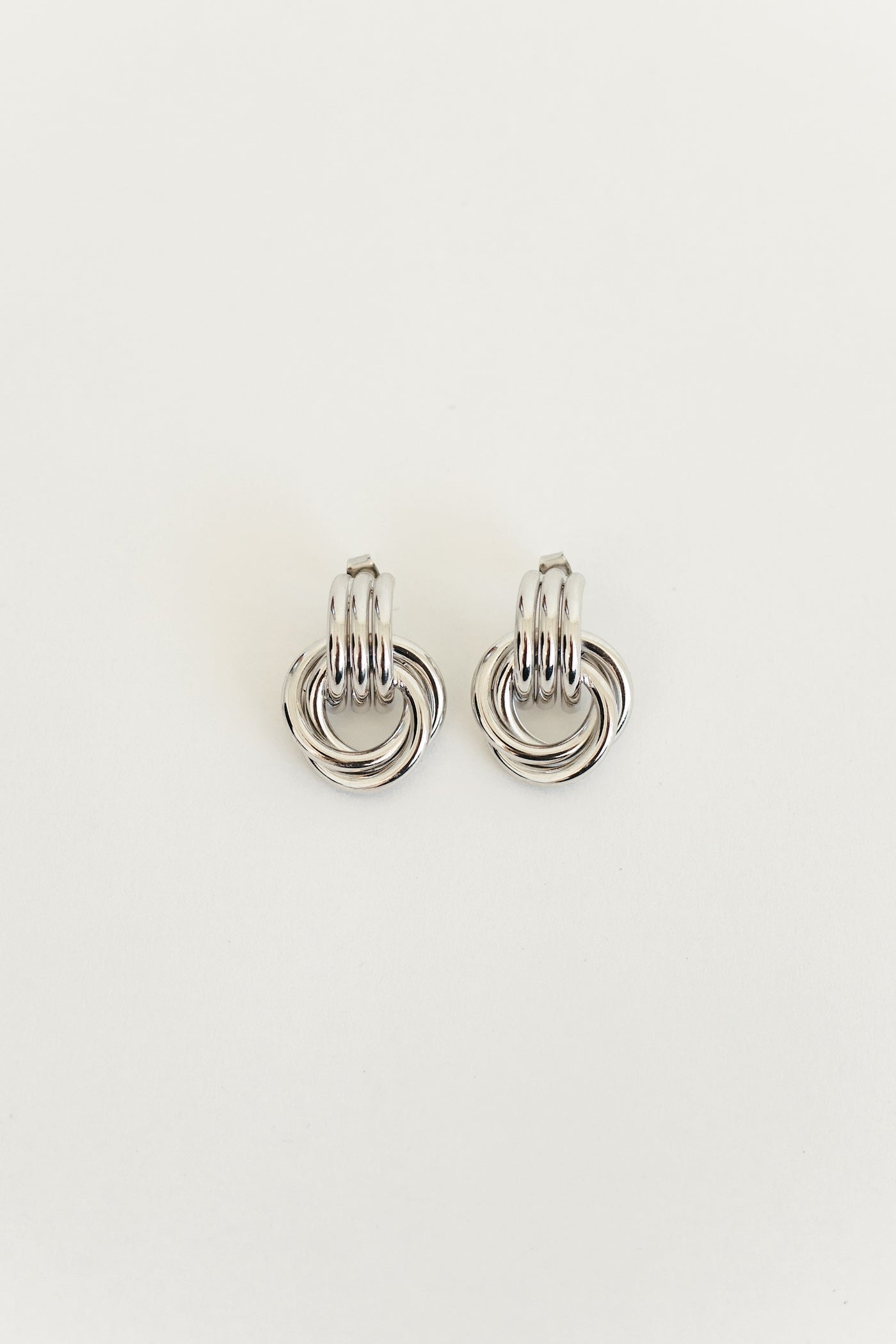 Tarquin Knotted Earring - Silver