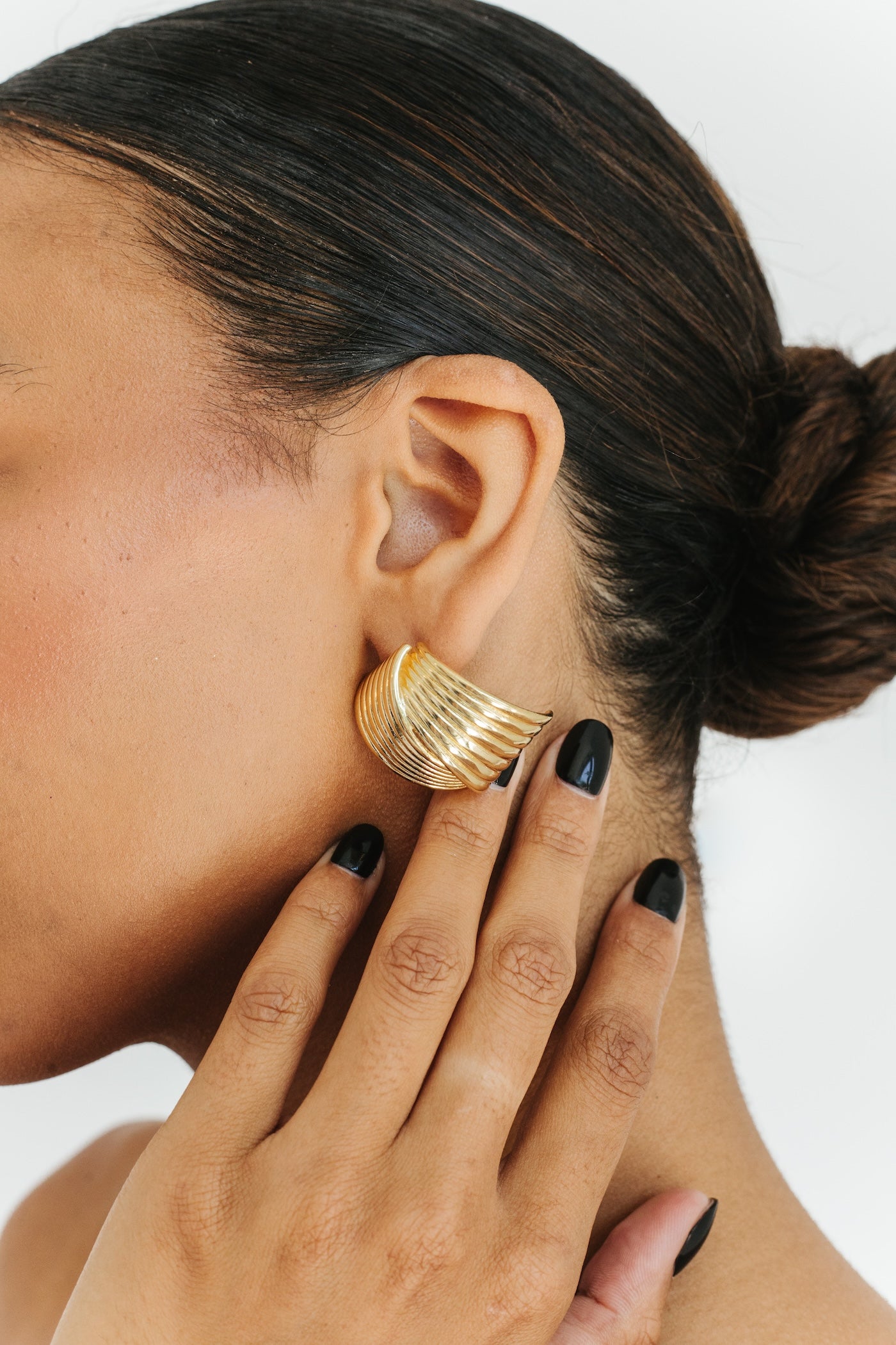 Carmine Layered Earring - Gold