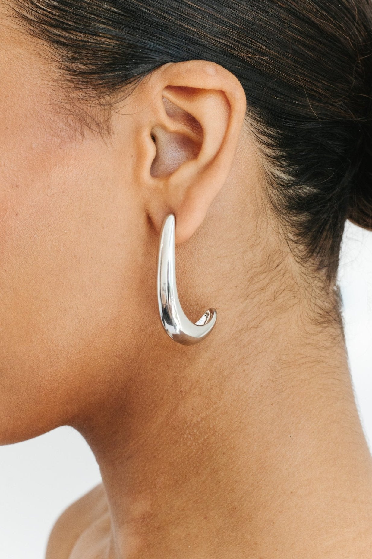 Radiate Hoops - Silver