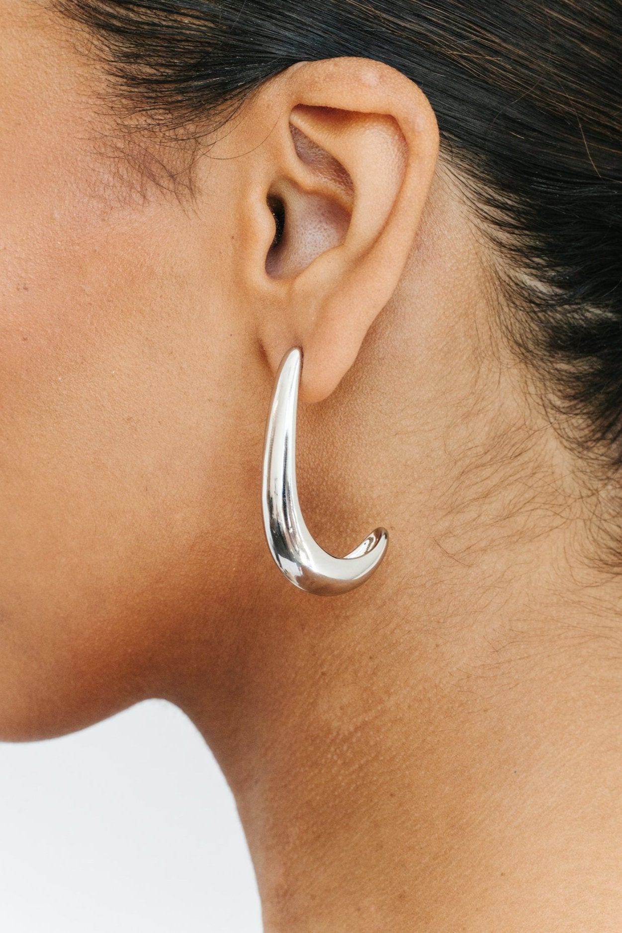 Radiate Hoops - Silver