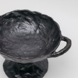 Stoneware Pedestal with Handles