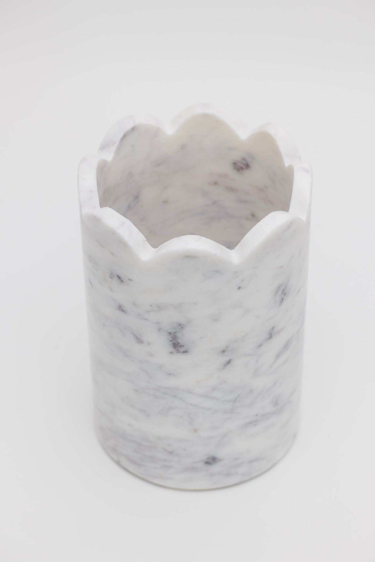 Scalloped Marble Bottle Chiller