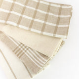 Plaid Woven Dishtowel - Ivory