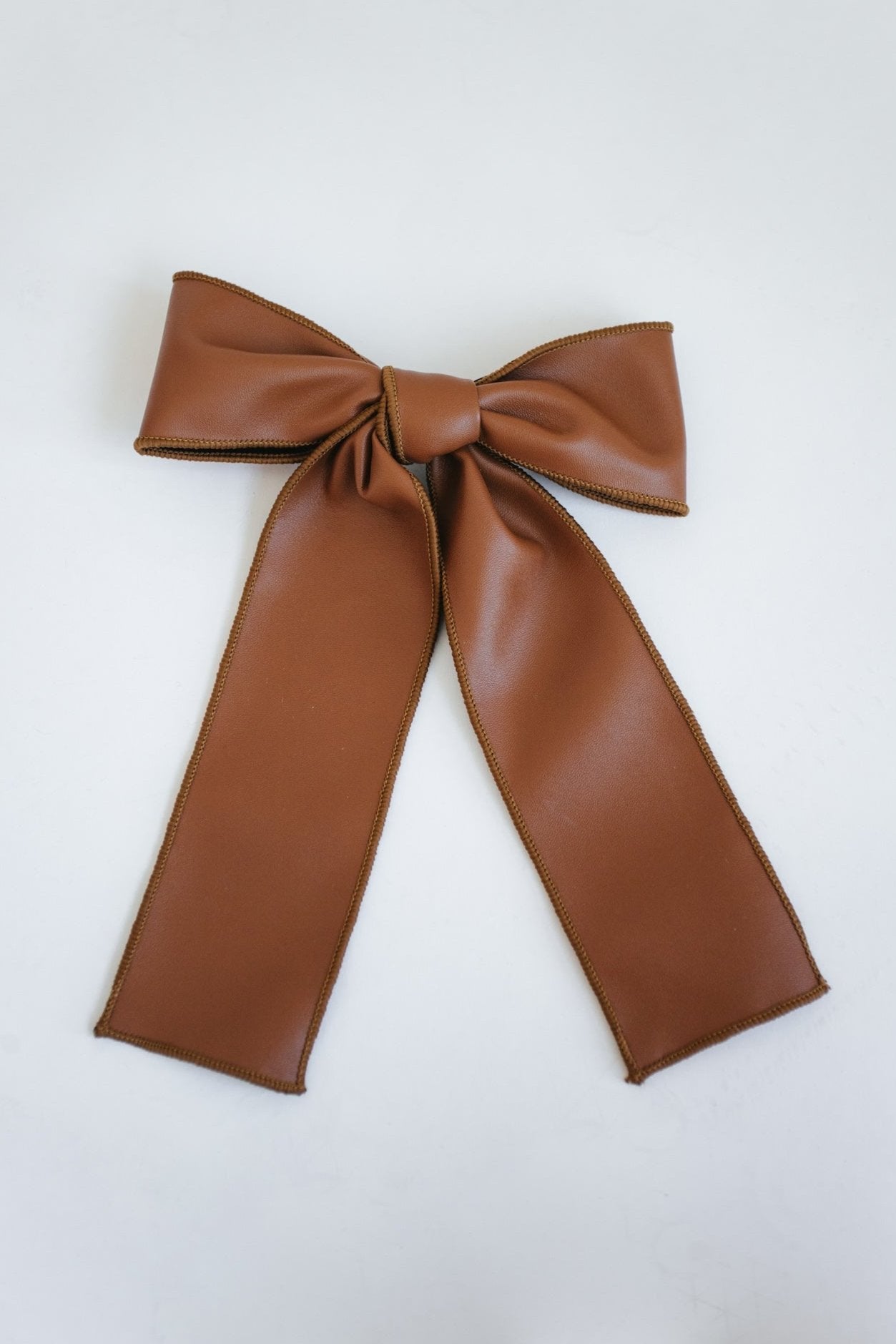 Break Through Hair Bow - Camel