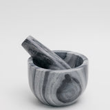 Marble Mortar + Pestle - Slate