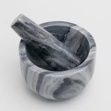 Marble Mortar + Pestle - Slate