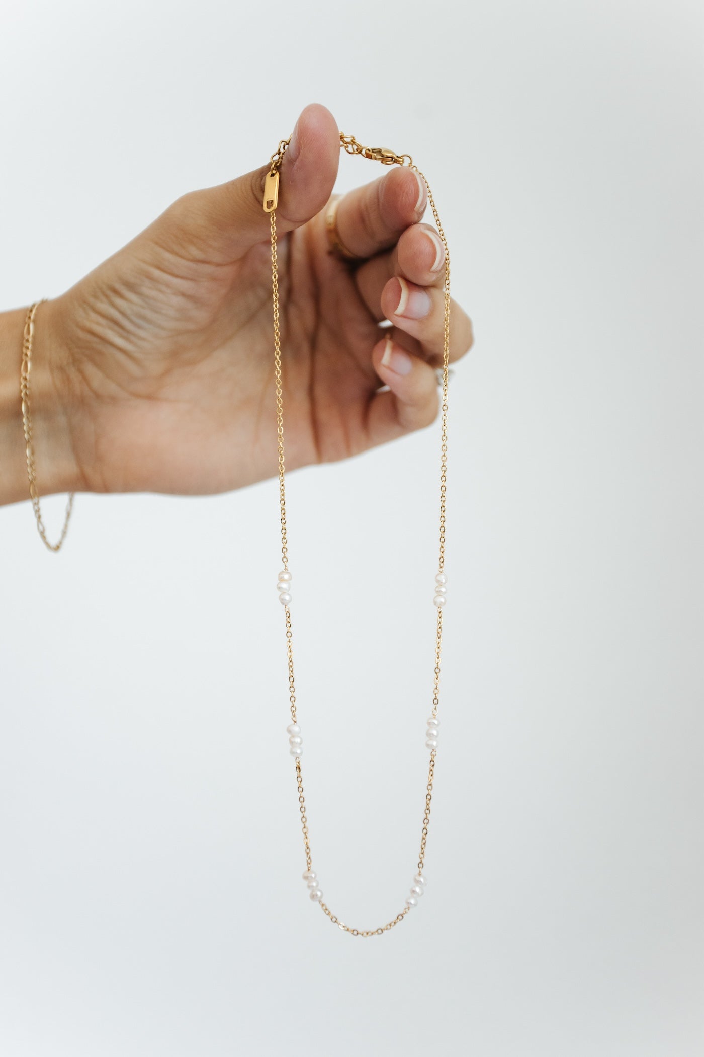 Aaliyah Pearl Necklace - Gold