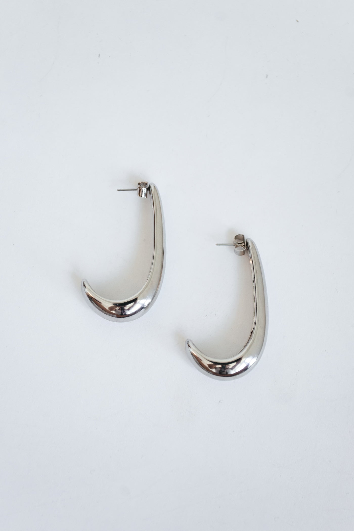 Radiate Hoops - Silver