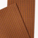 Mini Checkered Tea Towel - Rust