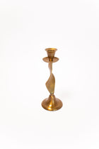 Twisted Brass Taper Holder