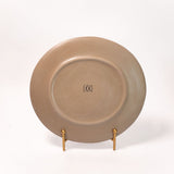 Handcrafted Oval Clay Dinner Plate