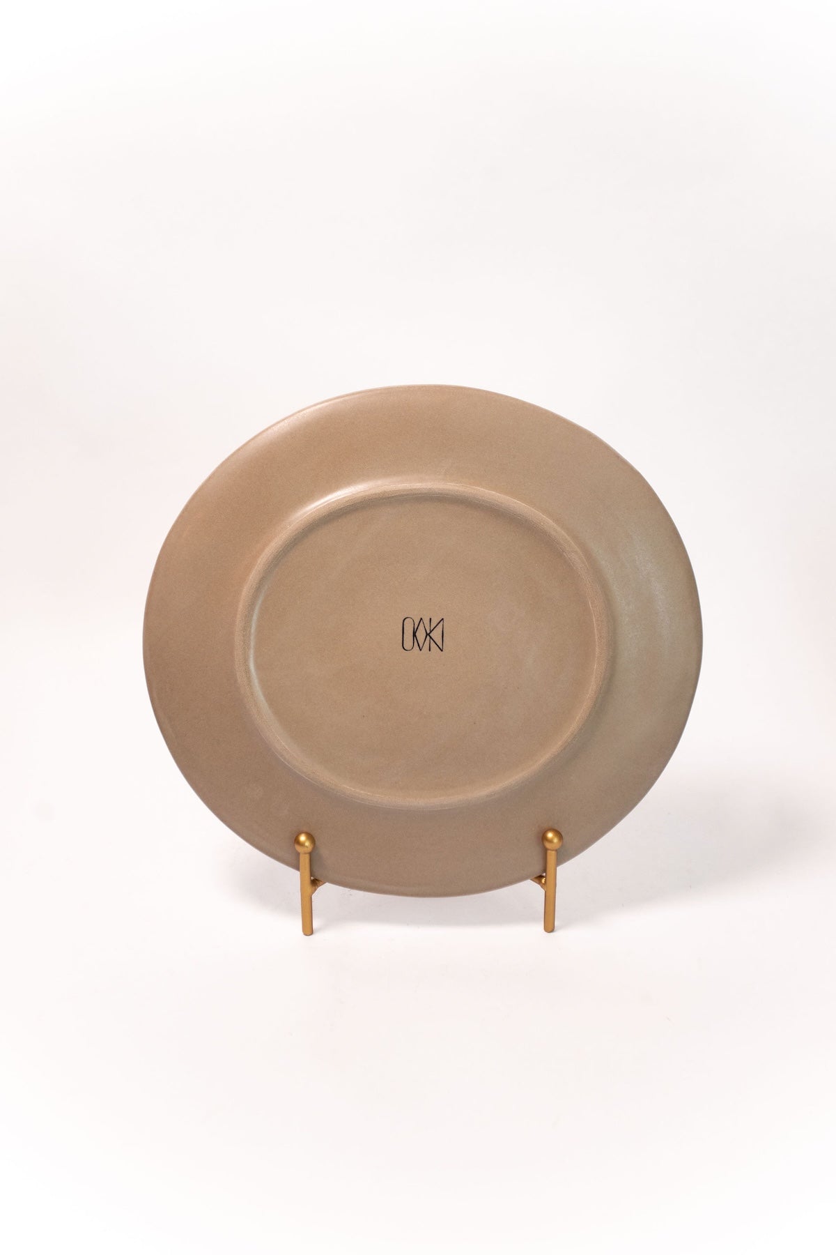 Handcrafted Oval Clay Dinner Plate
