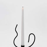 Short Wavy Taper Holder