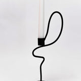 Tall Wavy Taper Holder