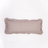Oversized Ruffle Bolster Pillow - Brown - 18"x43"