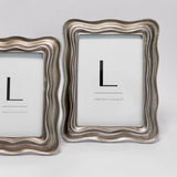 Silver Wavy Frames - Set of 2