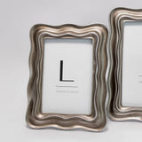 Silver Wavy Frames - Set of 2