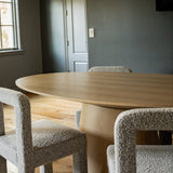 Otago Oval Dining Table - Natural Oak