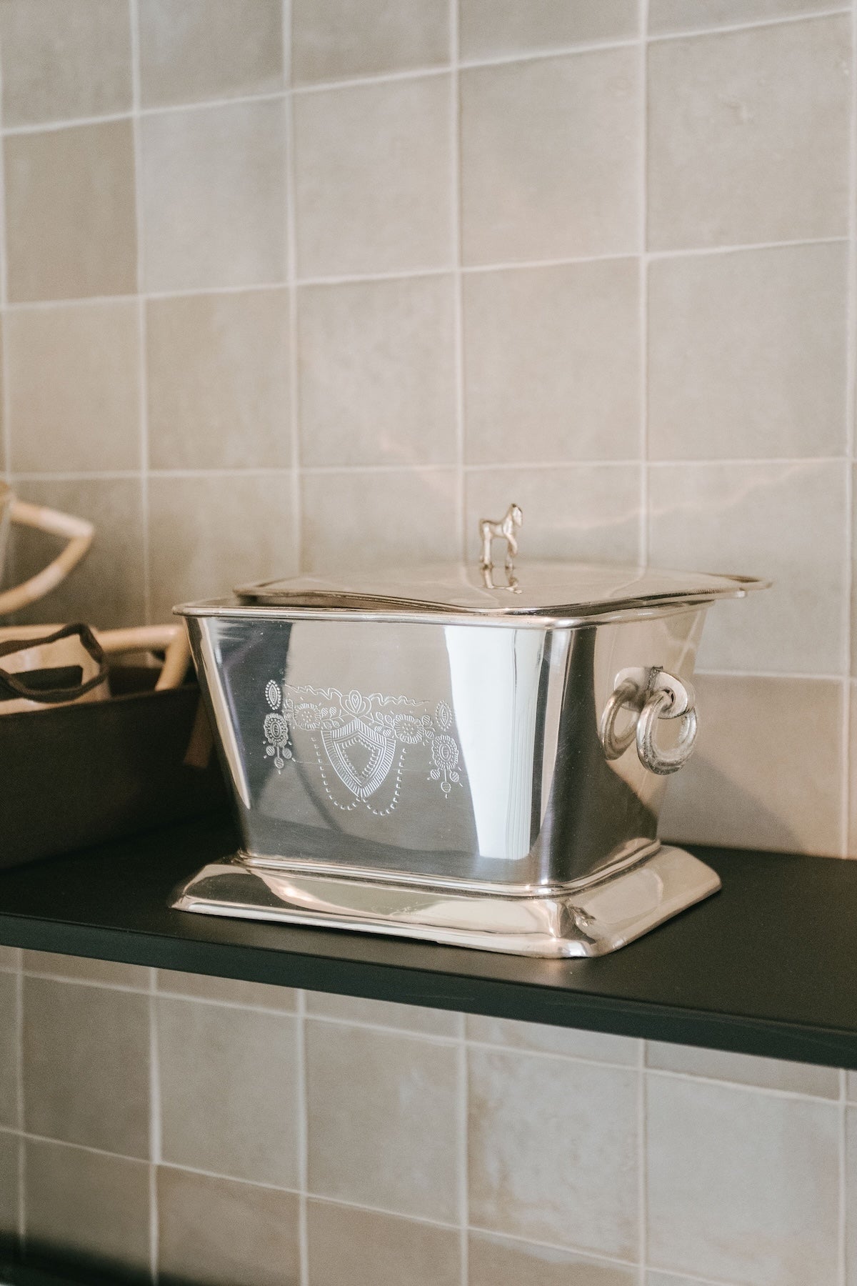 Vintage-Inspired English Tea Caddy