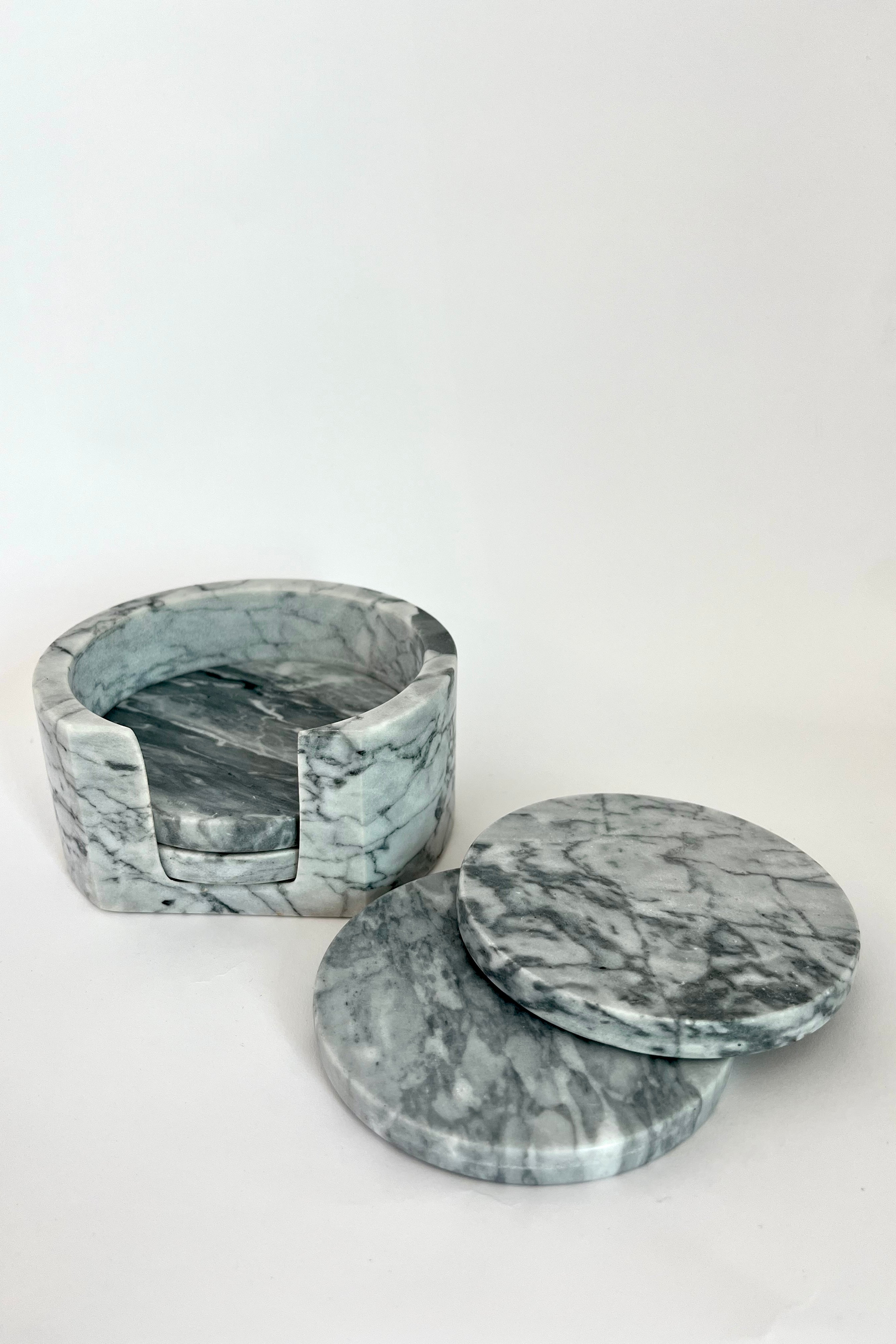 Marcus Marble Coasters - Set of 4