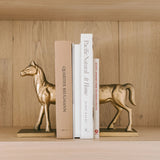 Iron Horse Bookends - Gold