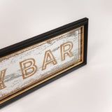 Antique Mirror Holiday Bar Sign