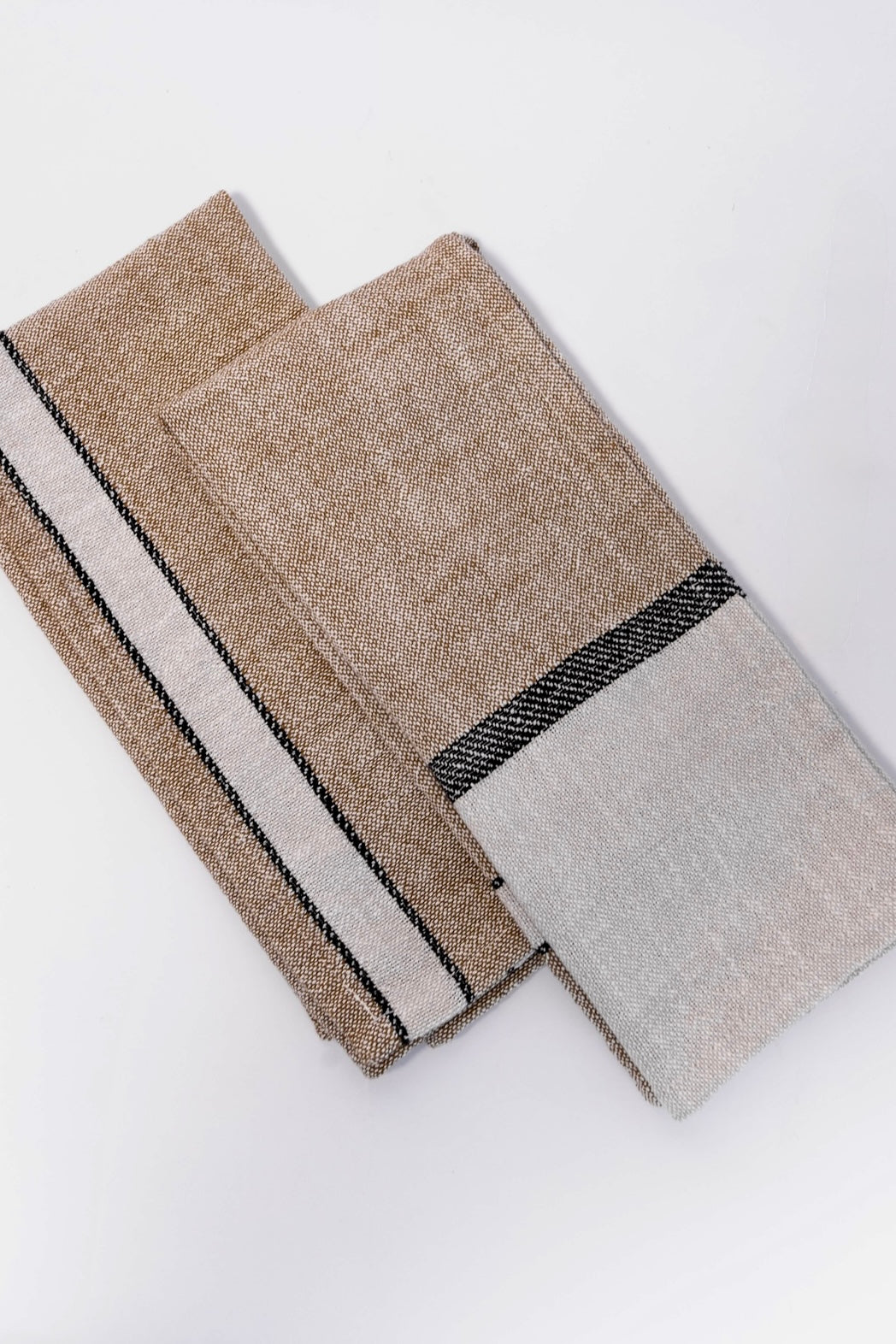 Block Stripe Dish Towels - Set of 2