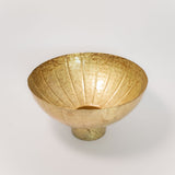Rustic Gold Pedestal Bowl - 2 Sizes