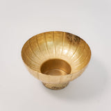 Rustic Gold Pedestal Bowl - 2 Sizes