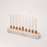 Natural Stone Menorah