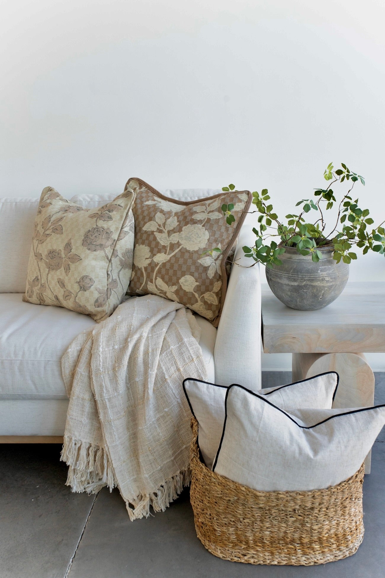 Reversible Tapestry Pillow - 22