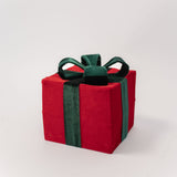 Red Present with Green Bow - 3 Sizes