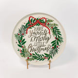 Merry Little Christmas Plate