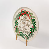 Merry Little Christmas Plate