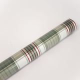 Reversible Wrapping Paper - Plaid and Striped