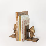 Gold Bow Bookends