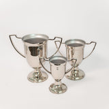 Silver Metal Trophies - 3 Sizes