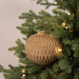Golden Matte Ornament