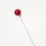 Mini Ornaments - Set of 5 - Dark Red
