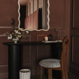 Bayside Wooden Squiggle Framed Mirror