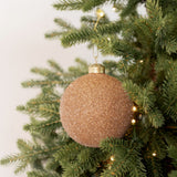 Glitter Ornament - Brown