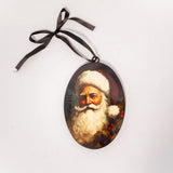 Santa Disc Ornament