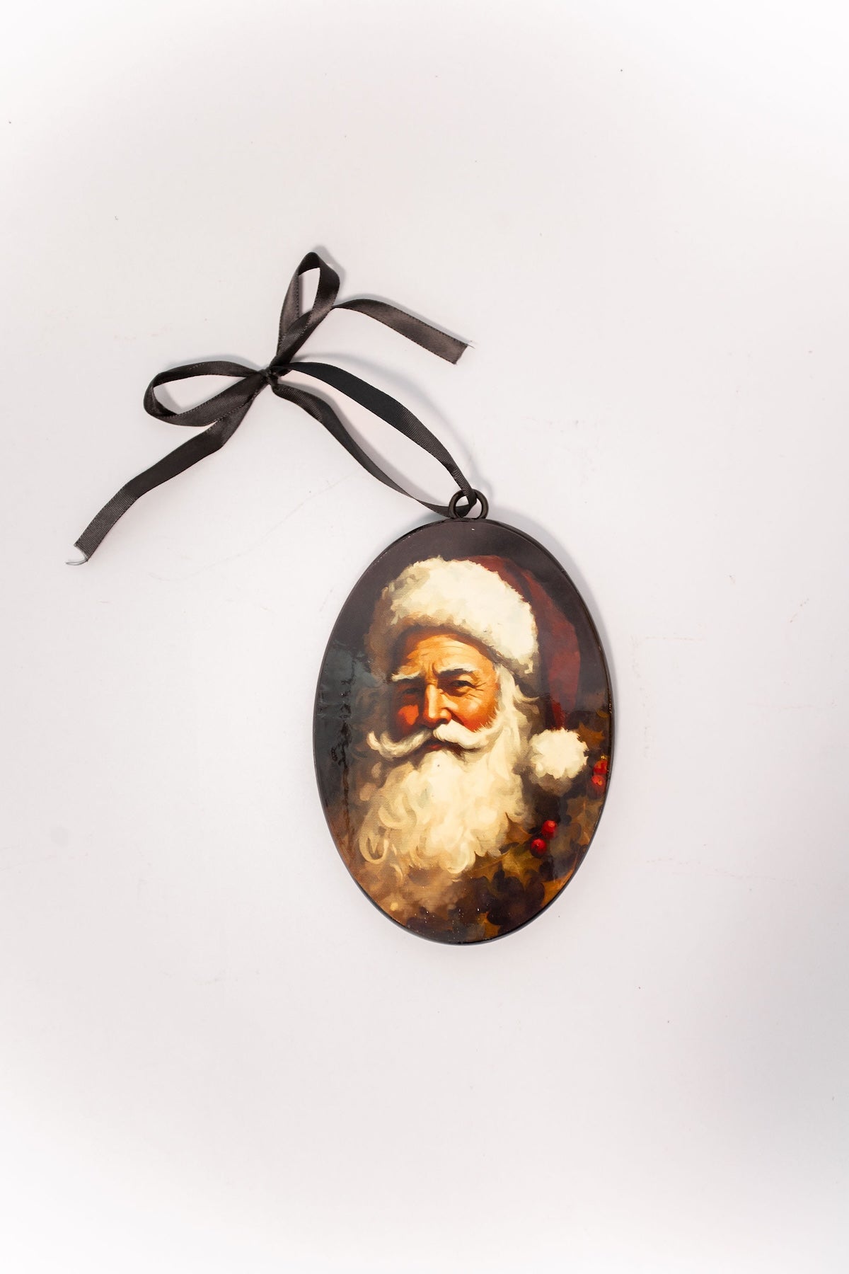 Santa Disc Ornament