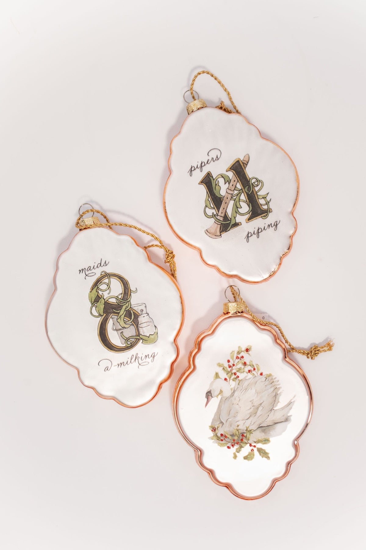 12 Days of Christmas Ornaments Gift Set
