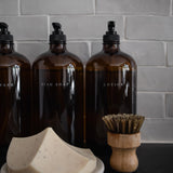 Glass Amber Liquid Pumps