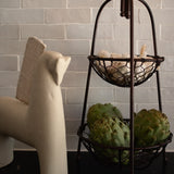 Countryside 2-Tiered Basket Stand