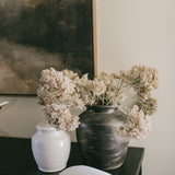 Distressed Terracotta Vase - Black