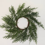 Cedar Pine Mini Wreath - 10"