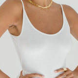 Sand Link Necklace - Gold