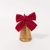 Gold Bell with Red Bow